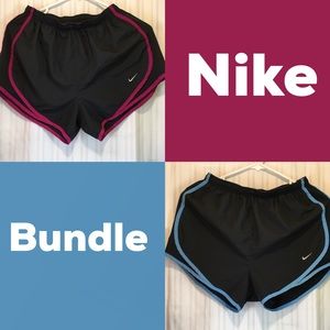 Two Nike Dry Fit Shorts Small
